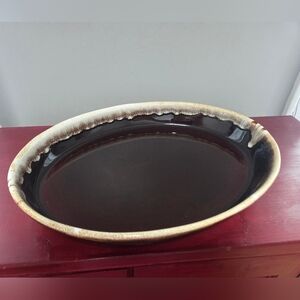 Pfaltzgraff "Gourmet Brown" Drip HUGE Oval Baker  #249 Vintage USA RARE MINT